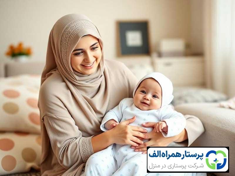 پرستار کودک 1 پرستار کودک در منزل